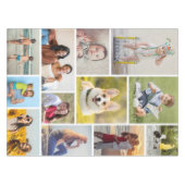 Creëer Uw eigen 12 fotocollage Tafelkleed (Voorkant (Horizontaal))