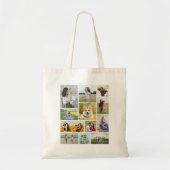 Creëer Uw eigen 12 fotocollage Tote Bag (Voorkant)