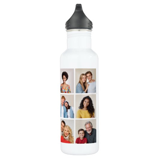 Creëer Uw eigen 12 fotocollage Waterfles (Rechts)