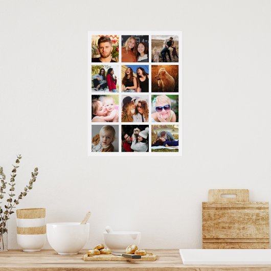 Creëer Uw eigen 12-kanaals Poster voor fotocollage (Keuken)