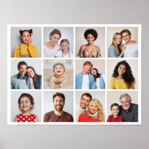 Creëer Uw eigen 12 Poster voor fotocollage