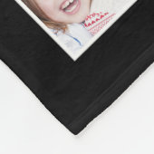 Creëer Uw eigen 12-serie Foto Collage Black Fleece Deken (Hoek)