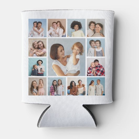 Creëer Uw eigen 13 fotocollage Blikjeskoeler (Voorkant)