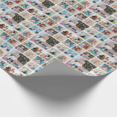 Creëer Uw eigen 13 fotocollage Cadeaupapier (Hoek)