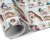 Creëer Uw eigen 13 fotocollage Cadeaupapier (Rol Hoek)