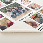 Creëer Uw eigen 13 Fotocollage Familie Keepsake Sherpa Deken (3/4)