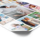 Creëer Uw eigen 13 Fotocollage Fotouitbreiding Foto Afdruk (Hoek)