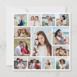 Creëer Uw eigen 13 fotocollage Kaart