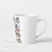Creëer Uw eigen 13 fotocollage Latte Mok (Rechts)
