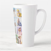 Creëer Uw eigen 13 fotocollage Latte Mok (Rechts)