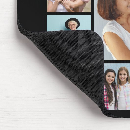 Creëer Uw eigen 13 fotocollage Muismat (Hoek)