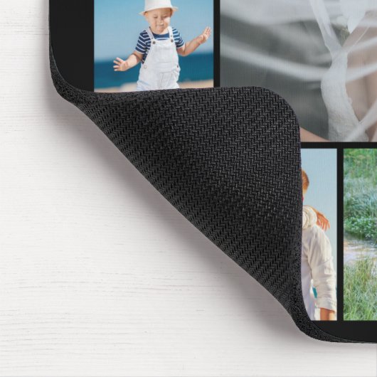 Creëer Uw eigen 13 fotocollage Muismat (Hoek)