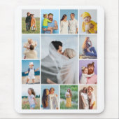 Creëer Uw eigen 13 fotocollage Muismat (Voorkant)