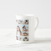 Creëer Uw eigen 13 fotocollage Porselein Kop (Voorkant rechts)