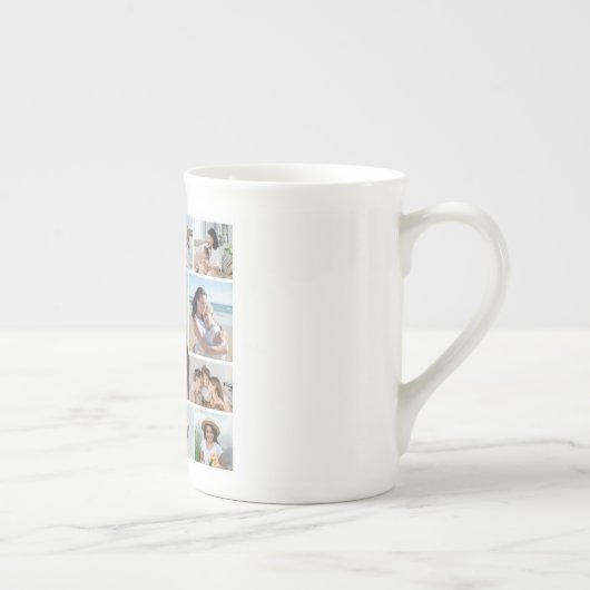 Creëer Uw eigen 13 fotocollage Porselein Kop (Rechts)