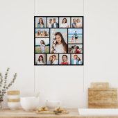 Creëer Uw eigen 13 fotocollage Poster (Keuken)