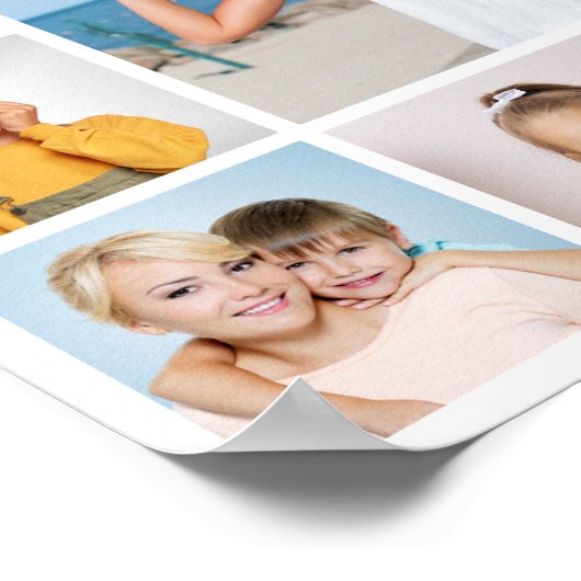 Creëer Uw eigen 13 fotocollage Poster (Hoek)