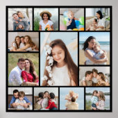 Creëer Uw eigen 13 fotocollage Poster (Voorkant)