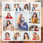 Creëer Uw eigen 13 fotocollage Raamsticker (Vel 2)