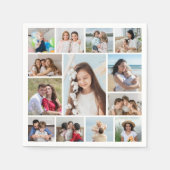 Creëer Uw eigen 13 fotocollage Servet (Voorkant)