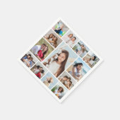 Creëer Uw eigen 13 fotocollage Servet (Hoek)