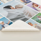 Creëer Uw eigen 13 fotocollage Sherpa Deken (3/4)