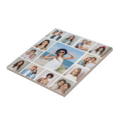 Creëer Uw eigen 13 fotocollage Tegeltje (Zijkant)