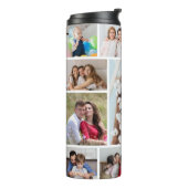 Creëer Uw eigen 13 fotocollage Thermosbeker (Gedraaid links)