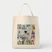 Creëer Uw eigen 13 fotocollage Tote Bag (Voorkant)