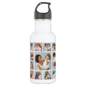 Creëer Uw eigen 13 fotocollage Waterfles (Voorkant)