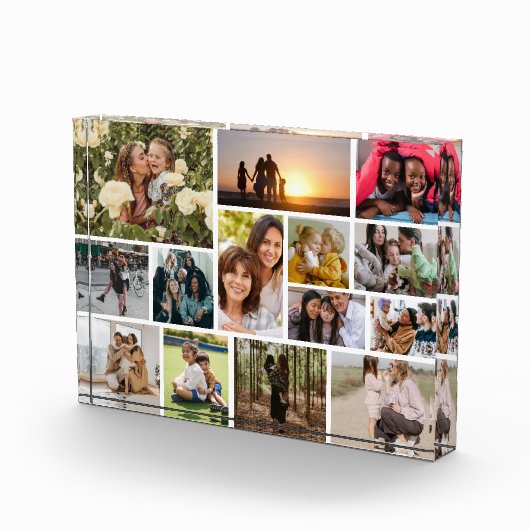 Creëer Uw eigen 14 fotocollage fotoblok (Rechts)