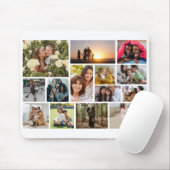 Creëer Uw eigen 14 fotocollage fotoblok Muismat (Met muis)