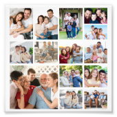 Creëer Uw eigen 14 Fotocollage Fotouitbreiding Foto Afdruk (Voorkant)
