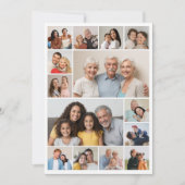 Creëer Uw eigen 14 Fotocollage Groet Kaart (Voorkant)