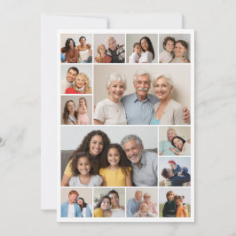 Creëer Uw eigen 14 Fotocollage Groet Kaart