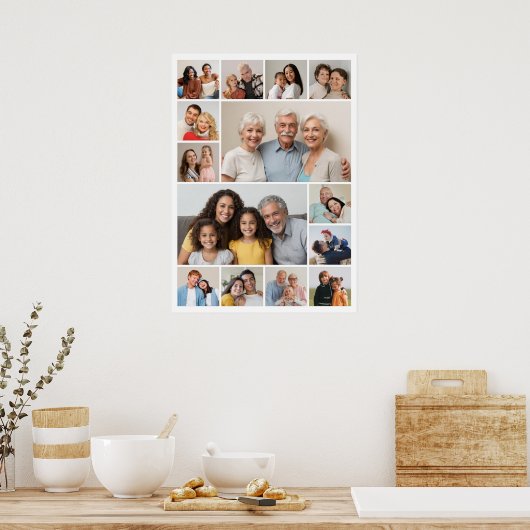 Creëer Uw eigen 14 Poster voor fotocollage (Keuken)