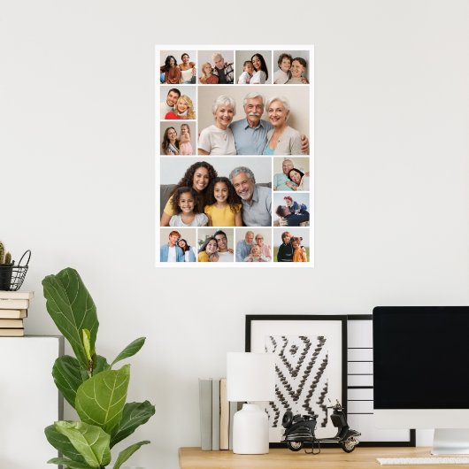 Creëer Uw eigen 14 Poster voor fotocollage (Thuiskantoor)