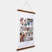 Creëer Uw eigen 14 Poster voor fotocollage Hangend Wandkleed (Gebogen)