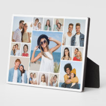 Creëer Uw eigen 15 Foto Collage Editable Color