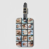 Creëer Uw eigen 15 fotocollage Bagagelabel (Voorkant (verticaal))
