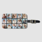 Creëer Uw eigen 15 fotocollage Bagagelabel (Voorkant (horizontaal))
