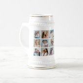 Creëer Uw eigen 15 fotocollage Bierpul (Voorkant links)