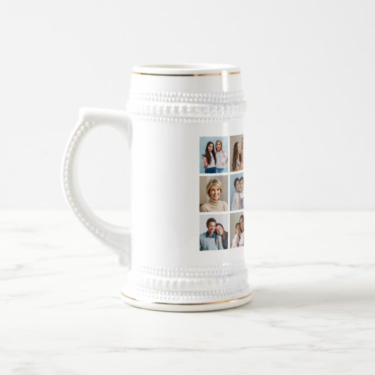 Creëer Uw eigen 15 fotocollage Bierpul (Links)