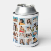 Creëer Uw eigen 15 fotocollage Blikjeskoeler (Blikje Voorkant)