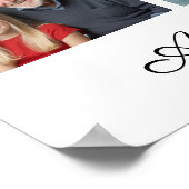 Creëer Uw eigen 15 fotocollage Een groet toevoegen Poster (Hoek)