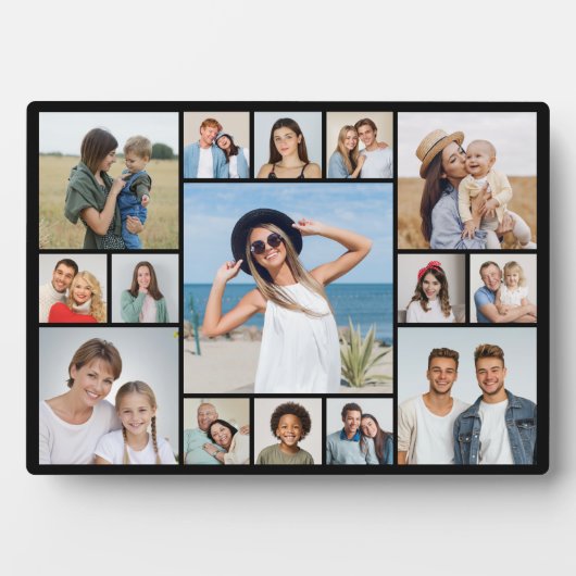 Creëer Uw eigen 15 fotocollage Fotoplaat (voorkant)