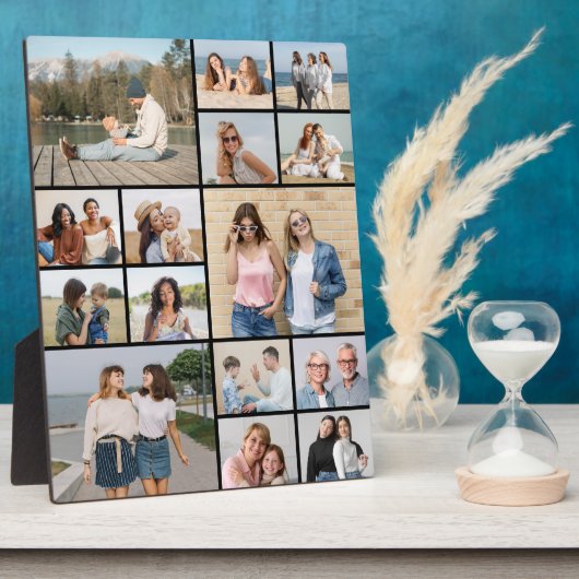 Creëer Uw eigen 15 fotocollage Fotoplaat (Zijkant)