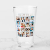 Creëer Uw eigen 15 fotocollage Glas (Voorkant)