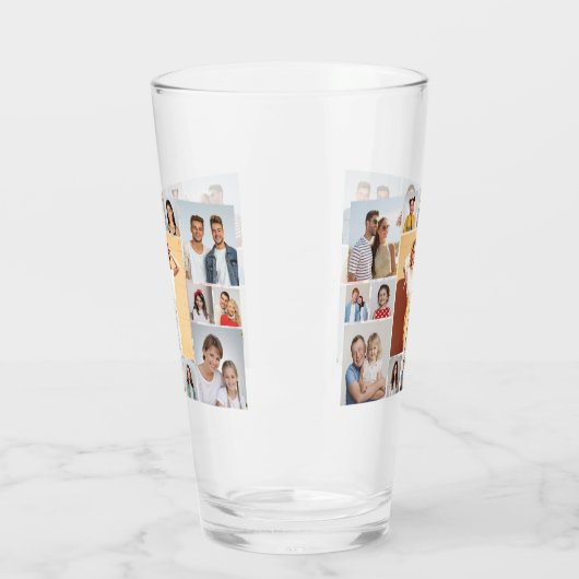 Creëer Uw eigen 15 fotocollage Glas (Links)