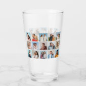 Creëer Uw eigen 15 fotocollage Glas (Achterkant)